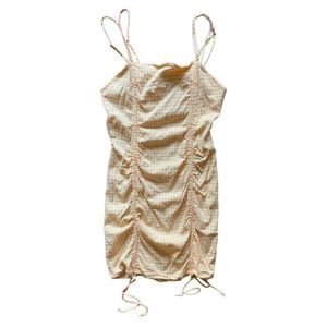 Wild Fable, Yellow/Pink Fitted Dress, XL, Used & Good Condition.